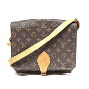 Authentic Louis Vuitton Cartouchiere GM Monogram Crossbody Bag